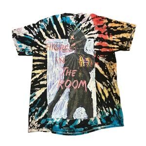 Travis Scott Cactus Jack Tie Dye Shirt Multicolor Short Sleeve Streetwear Tee